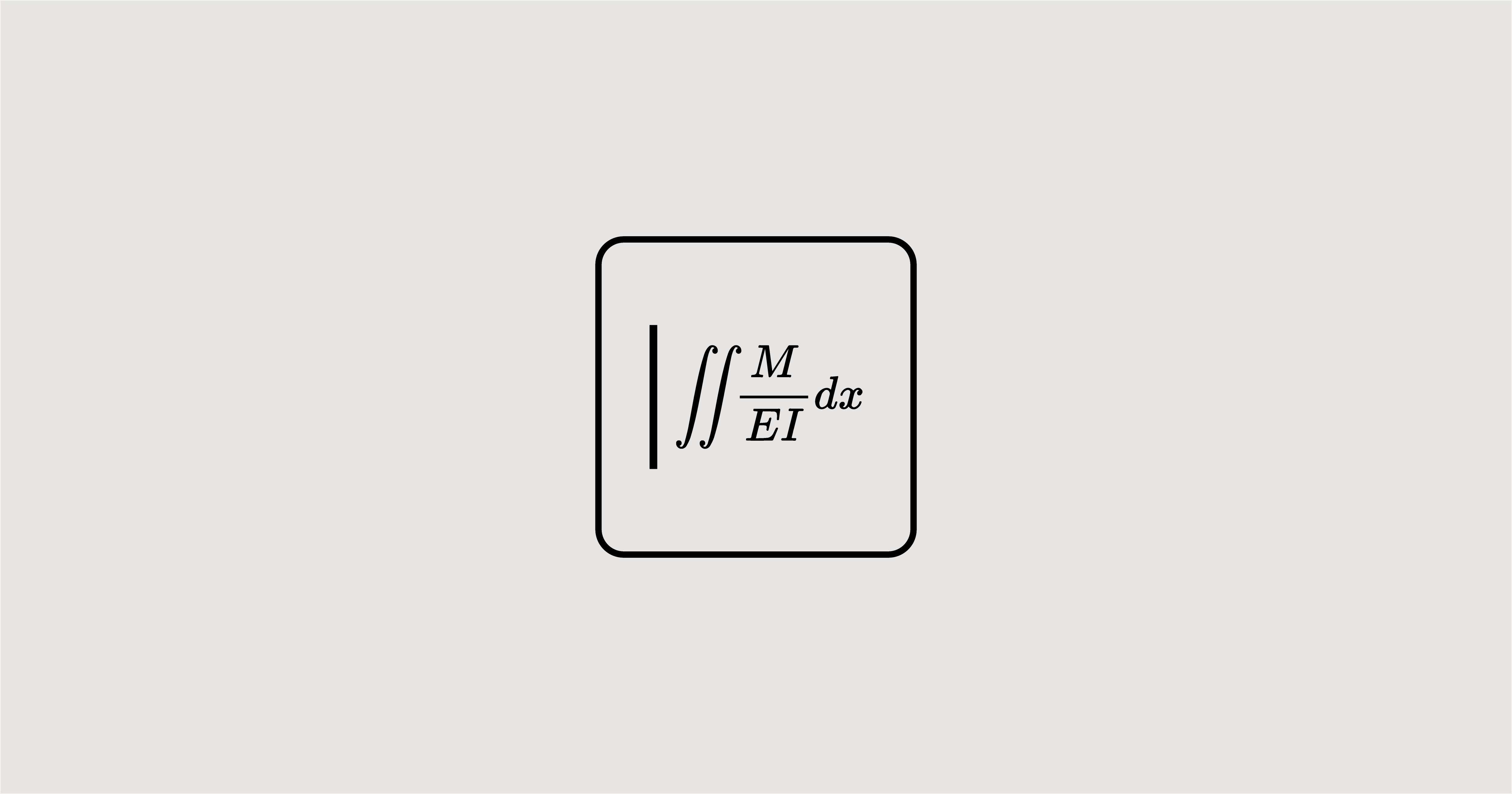 What is the double integration method structural engineering